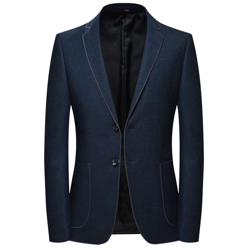 Suit Men's Autumn and Winter Iron-free Men's Suit Korean Version Slim Youth Small Suit Casual Single Suit Jacket