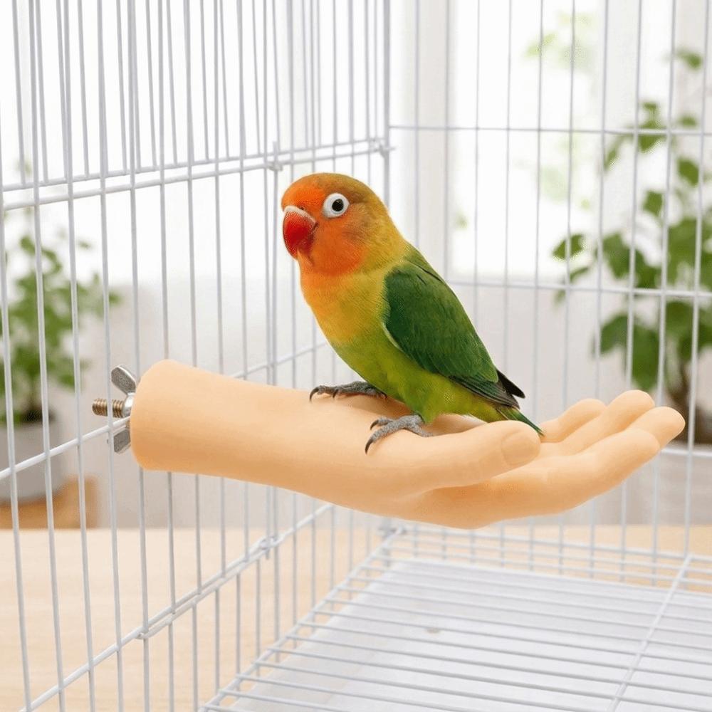 Verschleißfester handgeformter Vogelständer Realistischer Papageien-Standstock Haustier Interaktiv
