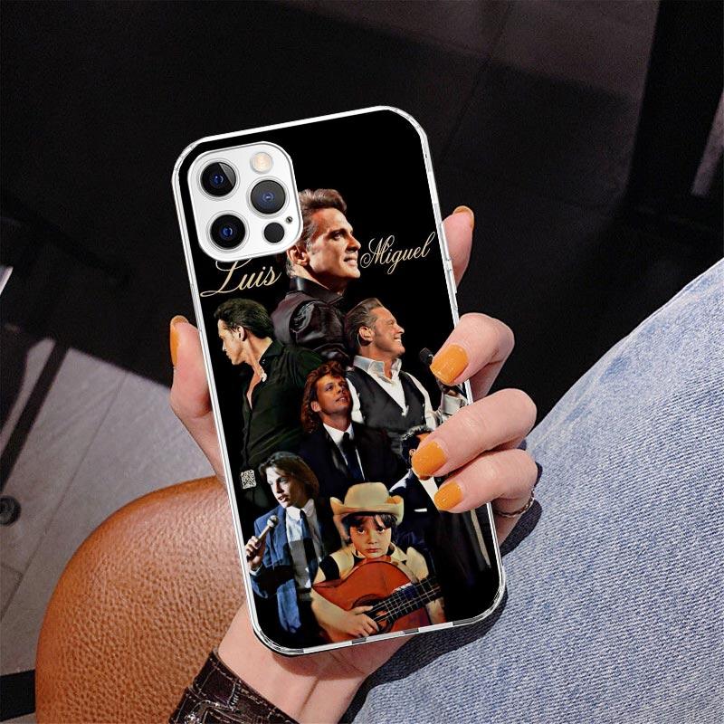 L-Luis M-Miguel Singer Phone Case For iPhone 17 Air 16 Pro Max 16E 15 + 14 Plus 11 12 13 Mini 7 8 SE Gift Print Cover Fundas