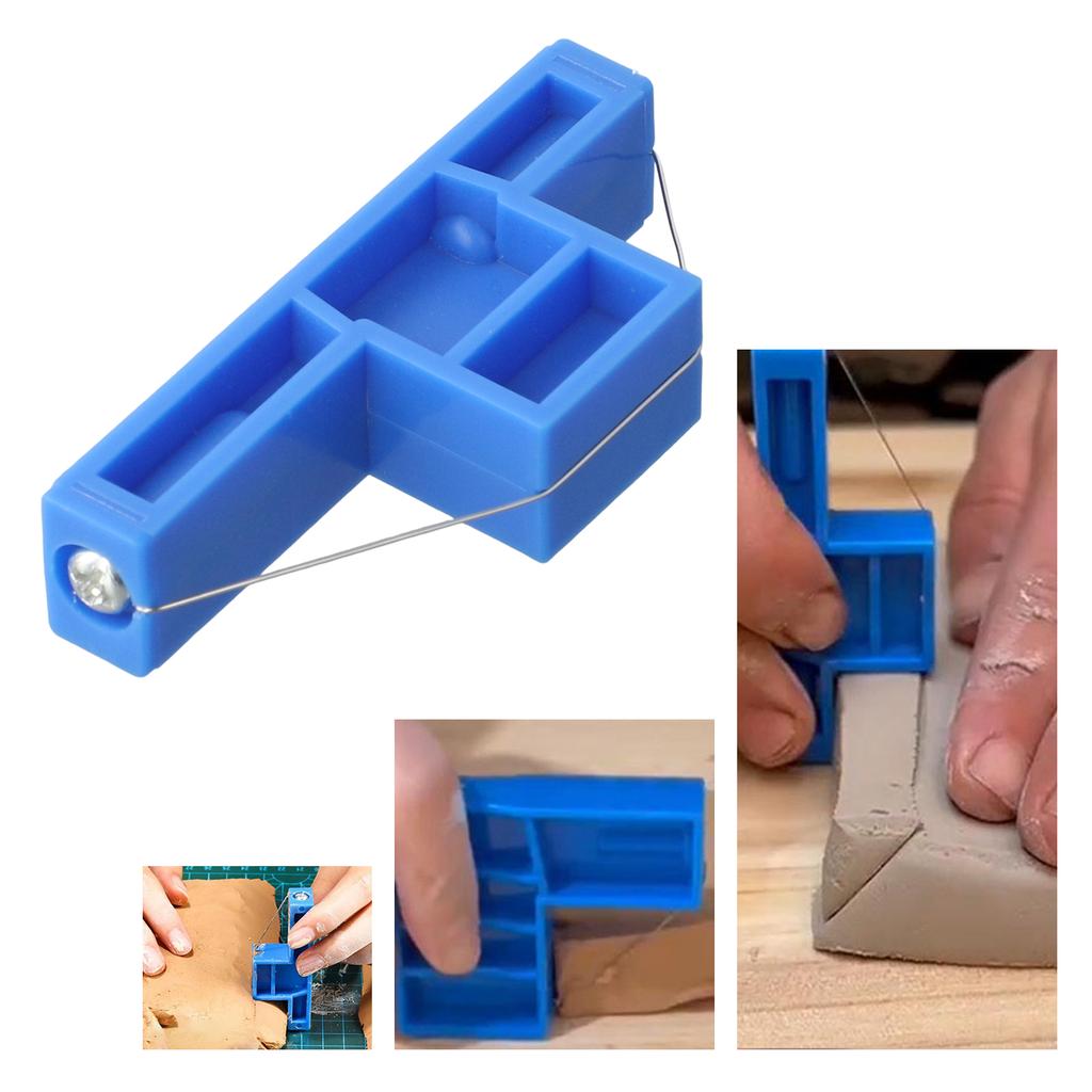 Pottery Clay Angle Cutting Tools Bevel Cutter Mud Finishing Stitching Modeling DIY Ceramic Trimming Modeling Clay Sculpting Tool
