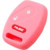 Silicone Key Fob Cover Fit for Honda Accord Civic Crosstour CR-V CR-Z Fit Ight Odyssey Pilot Ridgeline Straight 3 Buttons Key Fob | Car Accessories |