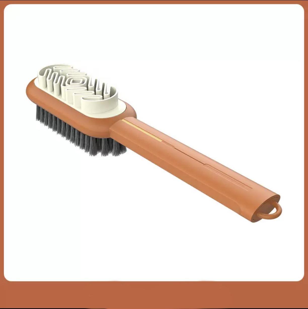 

Double-Sided Cleaning Brush Suede Nubuck Boots Fit For Rubber Shoe Brush Stain Dust Shoe Brush Steel Plastic Rubber Boot Cleaner помаранчевий