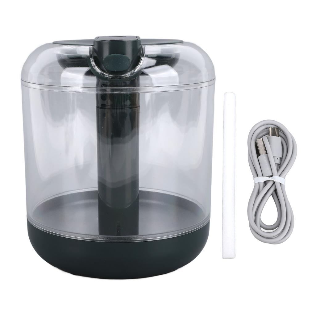 Top Fill Humidifier Bedroom 1L Quiet Cool Mist Smart Touch Control Transparent Large Fog for Nursery Green