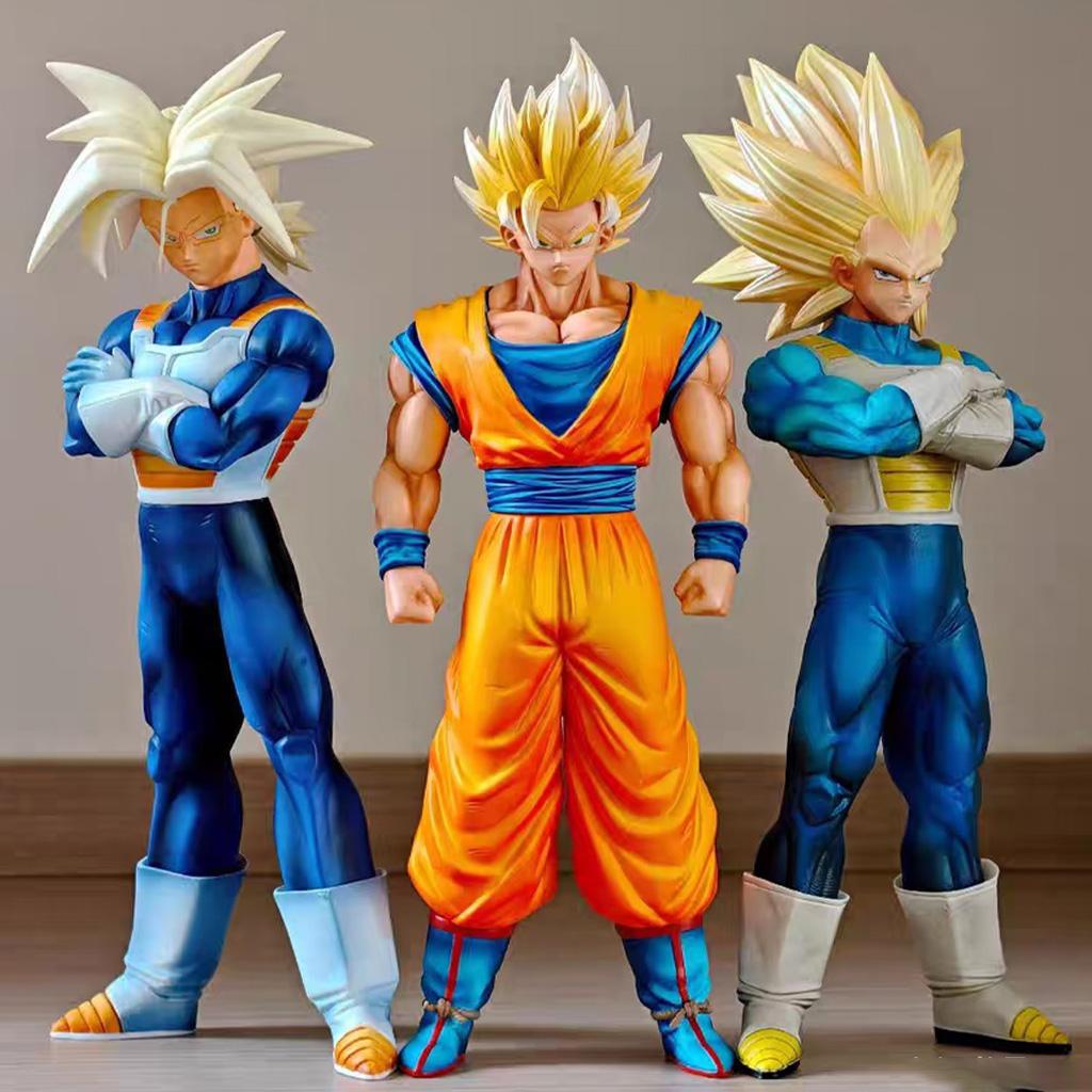 Drogan Boll Z Ssj3 Vegeta Figure Super Saiyan 3 Daima Vegeta Action Figures Gk Statue Collection Model Toys Gift