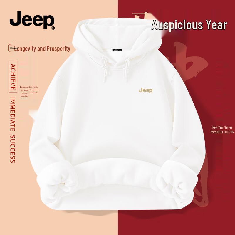JEEP Men s Winter Fleece Hooded Pullover M