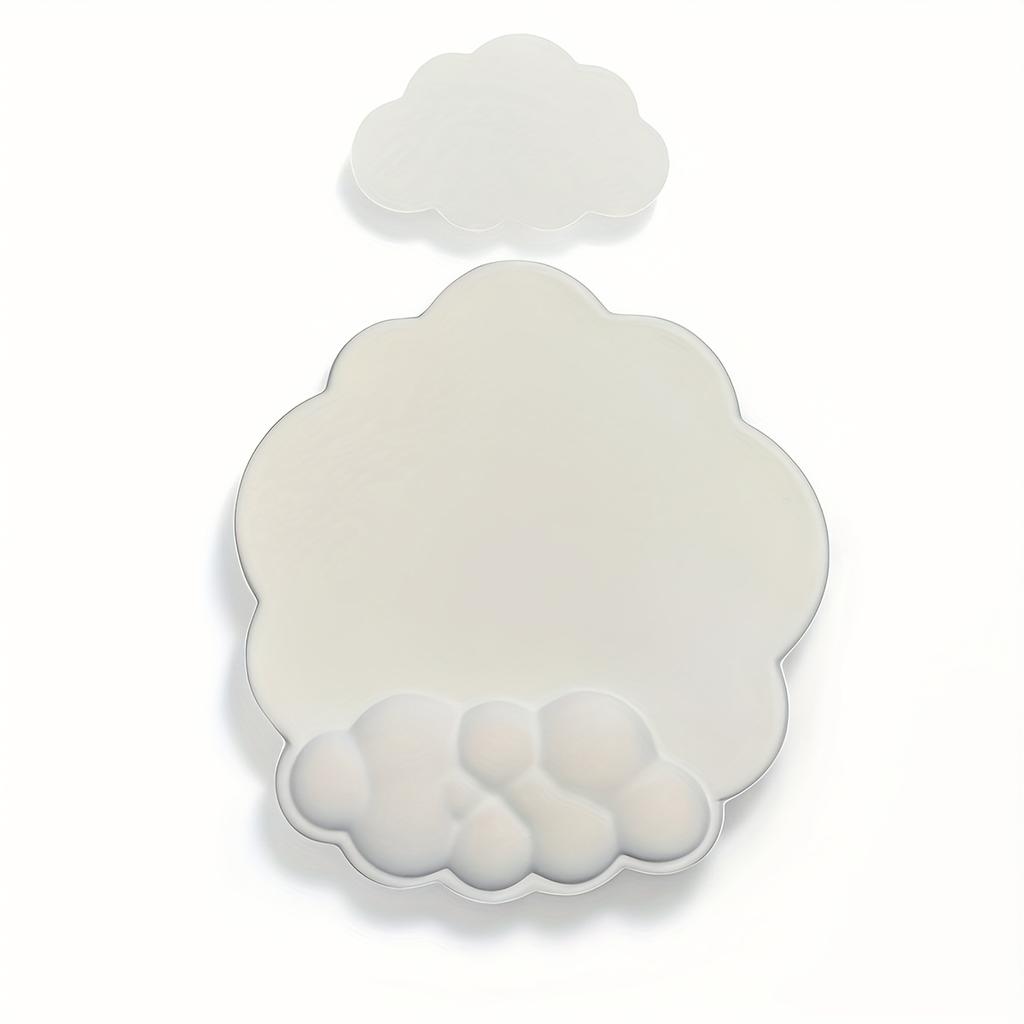 3 Pieces Per Set Cloud Wristband Stress Relief Set Wrist Pad Cute Keyboard Rest for Office Desk