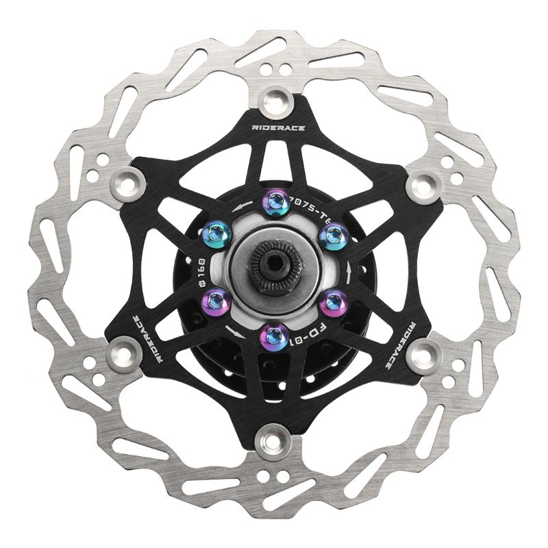 12 Stück Fahrrad-Scheibenbremsschraube M5 x 10 mm T25 Beschichtung Titan bunt MTB Fahrradfarbe Rutschfeste Scheibenschraube Fahrradzubehör