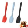 DEVENTORZ Rubber Spatula, Silicone Spatula, Heat-Resistant Kitchen Tool, Dishwasher Safe, Silicone Baking Utensil for Cooking and Baking (Red, Blue, a