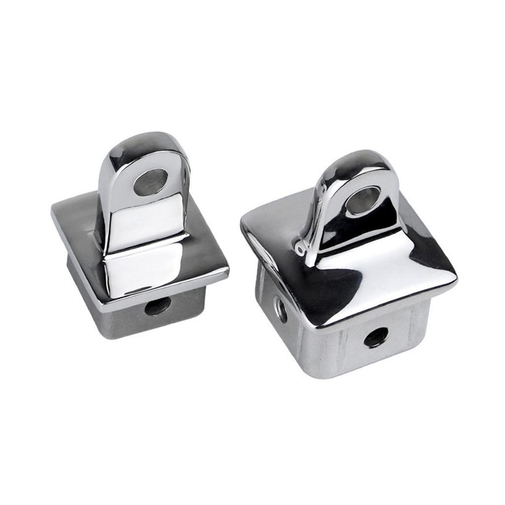 28mm/32mm Sliding Cap Marine Bimini Fitting for Awning Square Tubing Top Eye End Cap Marine Hardware Parts Easy Install