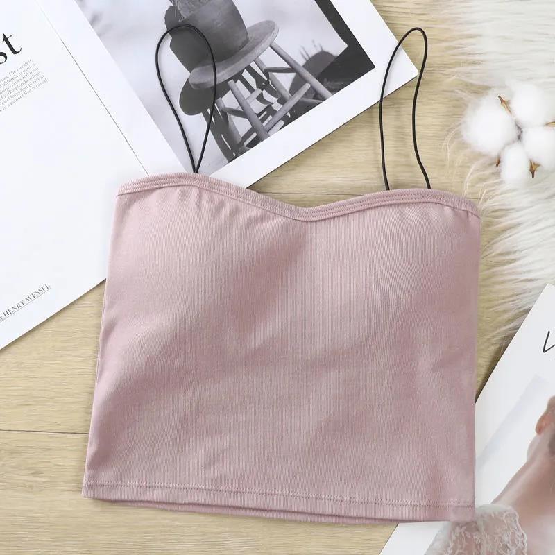 

Influencer Oil Painting Ribbed Tank Top with Chest Pad - Women s Sexy Wrap Style Outer/Inner Wear One Size [Suggested 80-130 lbs]