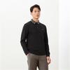 Goldlion Men's Wool Blend Long Sleeve Polo Shirt