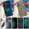 Vogel Pfauenfeder Hülle Für Samsung Galaxy A05 A06 A26 A16 A56 A36 A22 A32 A52 A54 A34 A14 A55 A15 A53 A33 A35