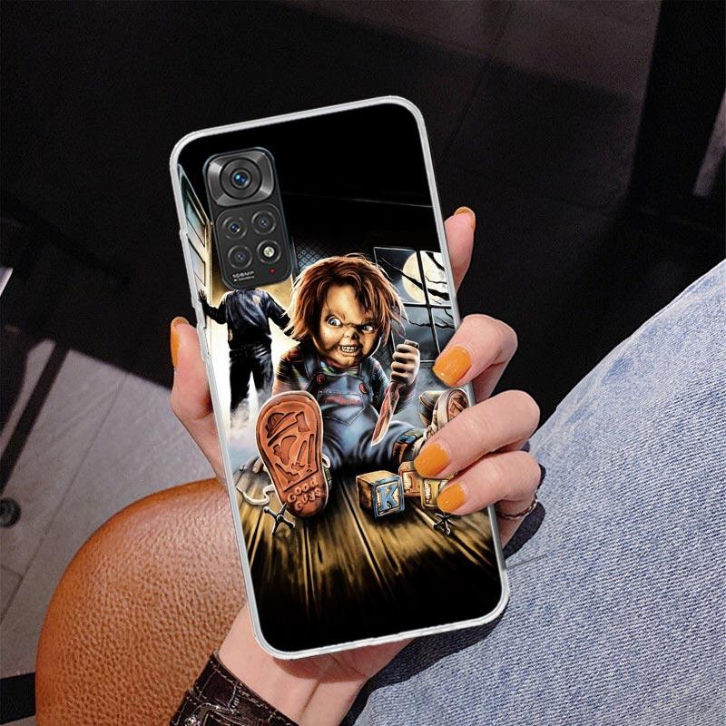 Chucky Kinderspiel Handyhülle für Xiaomi Redmi Note 15 14 13 12S 12 11 Pro Plus 14S 11S 11E 10 10S 11T 5G Personalisierte Hülle