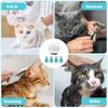 1Set Cat Muzzle Pet Grooming Cover Accessory Cat Anti Bite Anti Licking Space Hood Breathable Helmet with 4 Silicone Paw Shoes