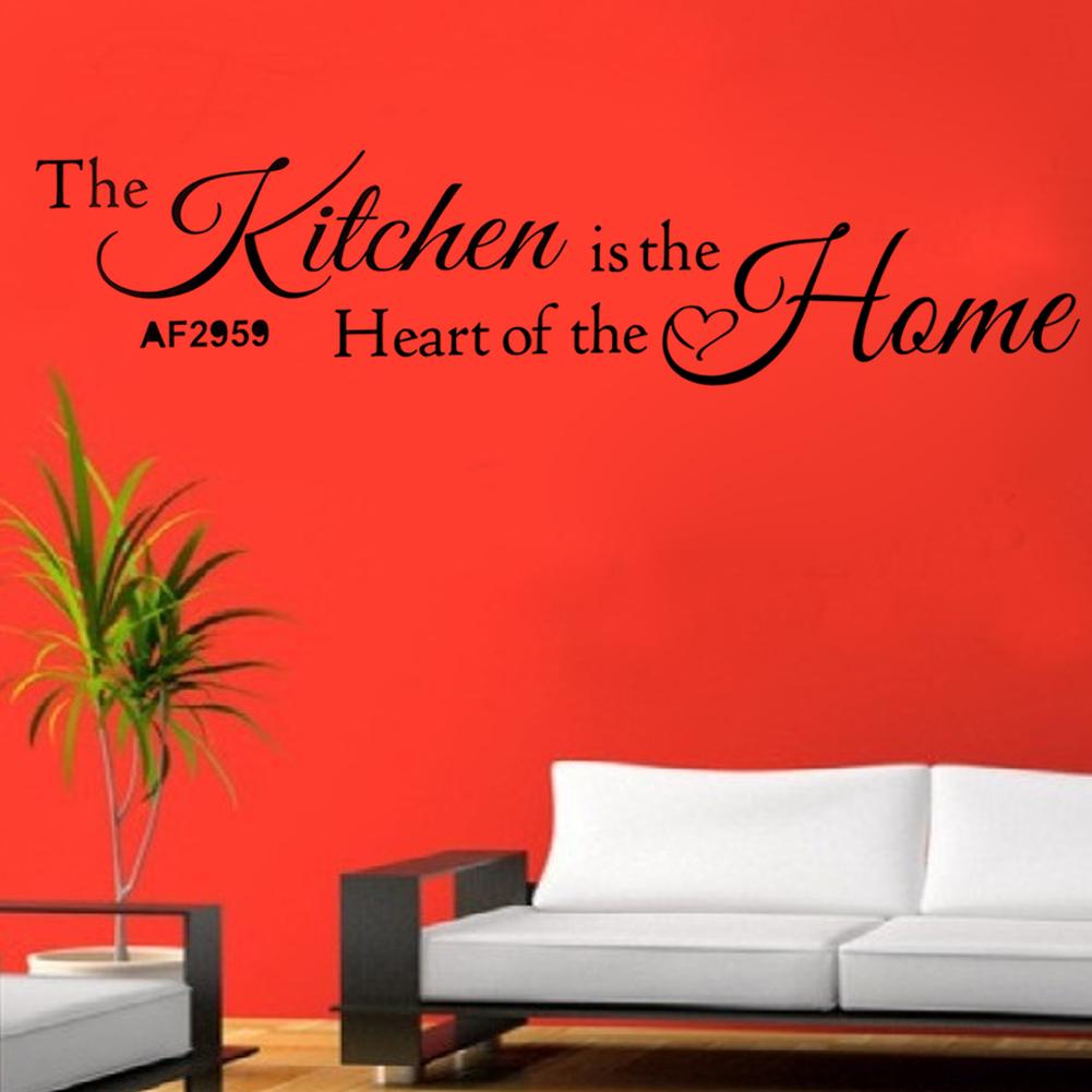 5 szt. Dekoracja domu Samoprzylepne naklejki ścienne DIY Wzór liter angielskich Zdejmowana tapeta kuchenna Czarna