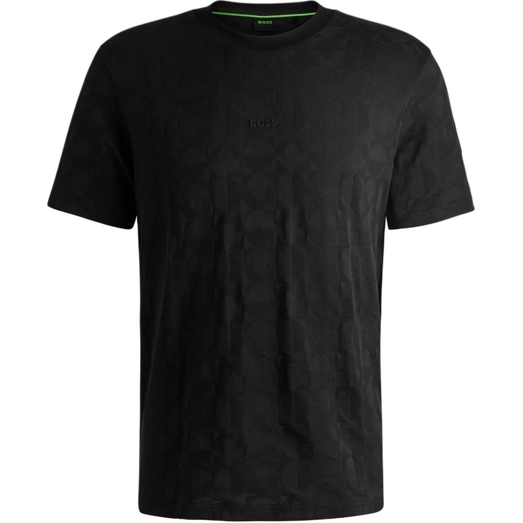 Hugo Boss geometric-jacquard T-shirt 50538184-001
