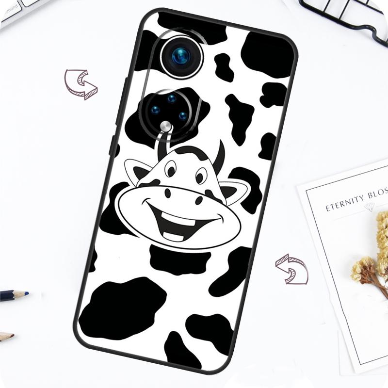 Cartoon Cute Cow Spots Case For Honor Magic 7 5 6 Lite Honor 200 Pro X8b X9a X8a X8 X9 X9c X9b 50 70 90 Lite Cover