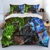 3D Print OW Overwatch Game DVA Beding Set Bedrom Soft Modern Bedspreads Comefortable Soft Duvet Cover Comfortable Quilt Cover And Pilowcase
