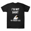 Funny T Unisexs Shirt I¡¯M Penguin Pattern Not Cotton Penguin Tee I¡¯M Size Short