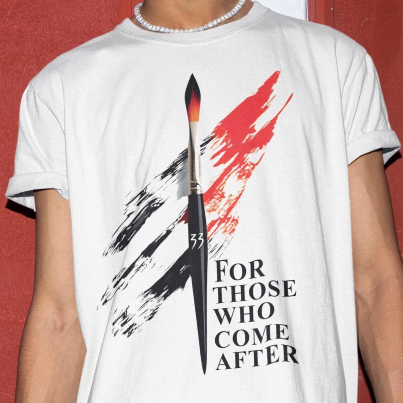 For Those Who Come After Shirt , Expedition 33 Gifts Him, RPG Fan Apparel XL
