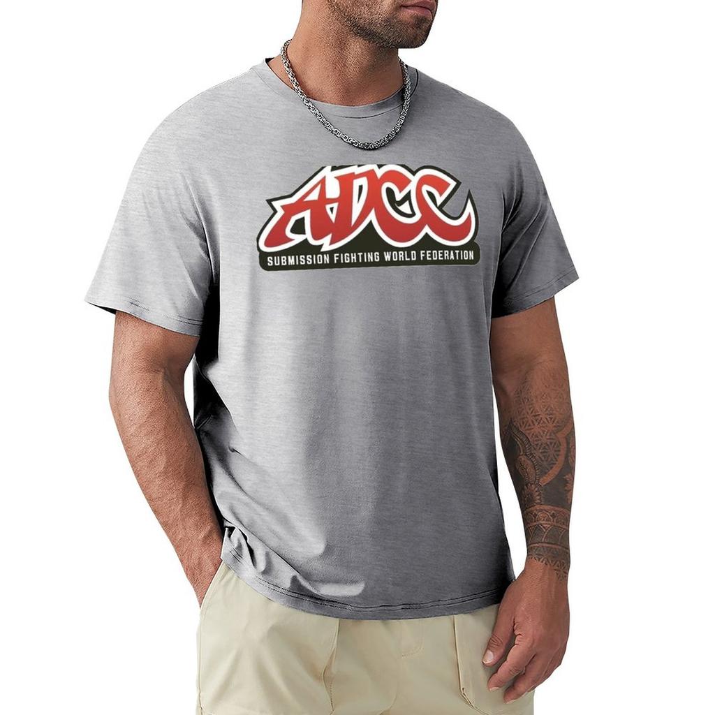 ADCC Submission Fighting World Federation Essential T-Shirt Grafik T-Shirt schwarz T-Shirts Übergröße T-Shirts für Männer