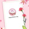 50~500Pcs Happy Mothers Day Stickers Round Thank You Stickers For Gift Cards Decoration Envelope Seals Gift Wrap Boxes Party Fav