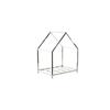 Firewood Rack - DKD Home Decor - Silver - Stainless Steel - 53x43x33 Cm - 4.5 Kg - Floor Mounting