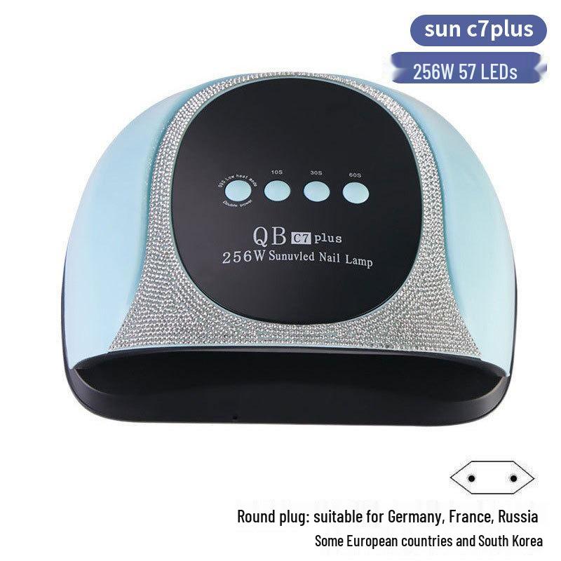 256W High Power UV/LED Dual Light Nail Curing Lamp