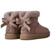 UGG  Mini Bailey Mixed Bow Caribou Women Sneakers Brown 1178790-CRBO