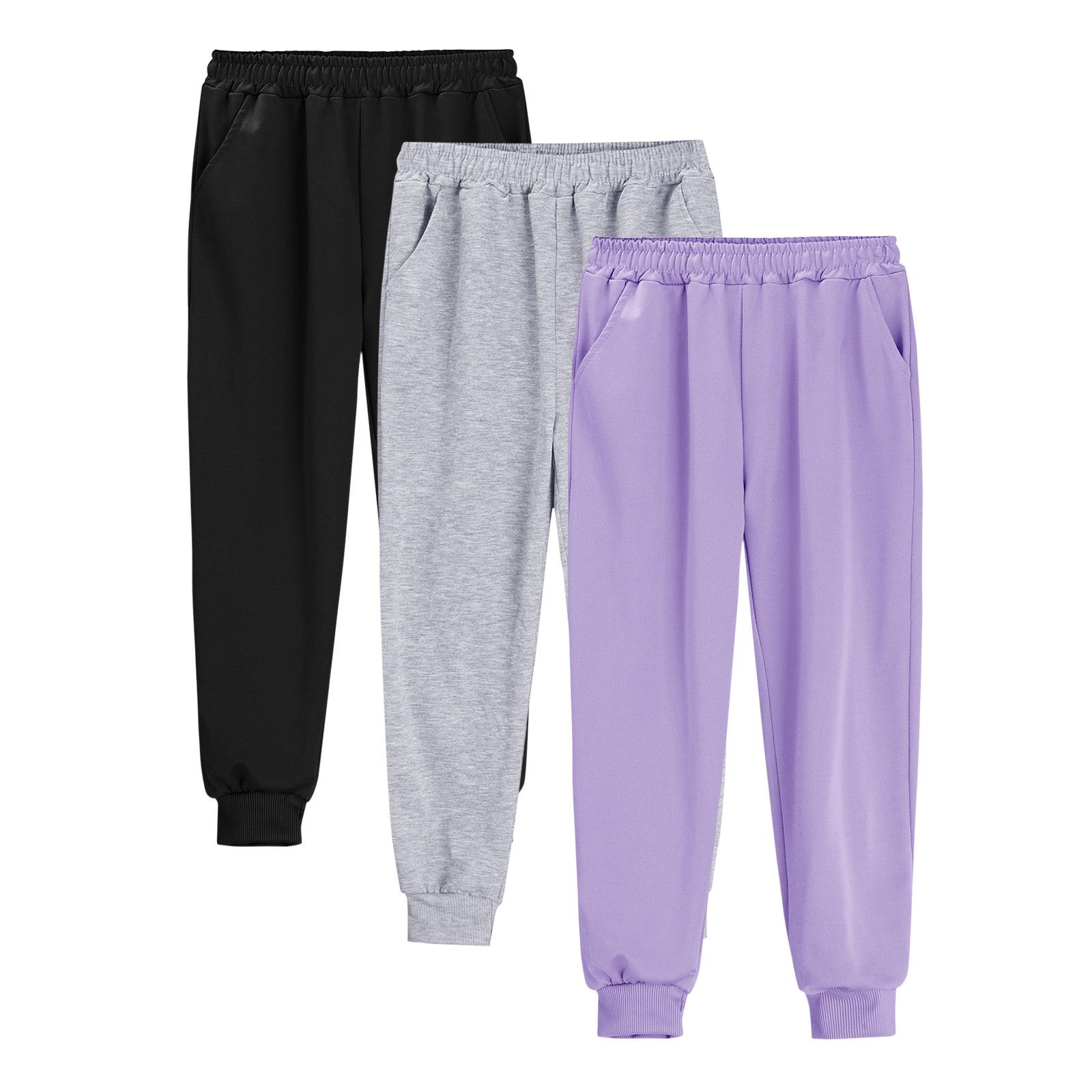 

Autumn 2026 Boys Stylish Joggers - Trendy Sports Casual Trousers for Kids 110 cm сірий колір/чорний