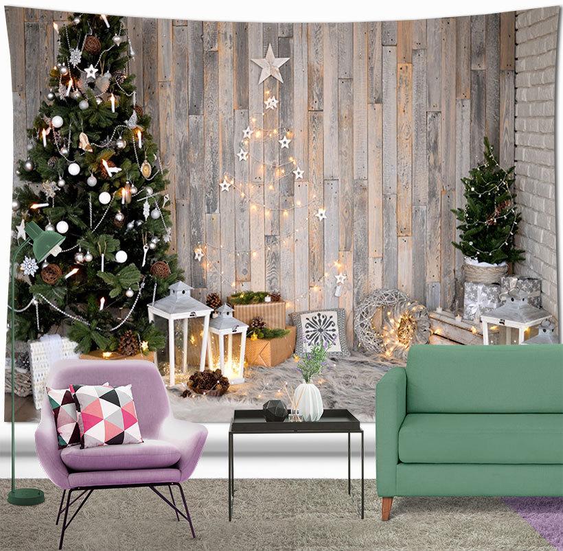 Рождественский гобелен Гобелен для спальни Гобелен для гостиной Абразивная ткань 210*150cm — фото 10