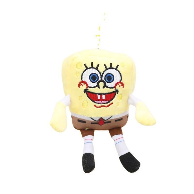 Patrick Star Keychain Plush Toy Cute Soft Stuffed Doll For Kids 4 Inch Wholesale