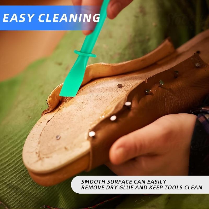 DIY Handcraft Leather Gluing Tool Glue Spreader Handheld Paint Stirring Scraper DIY Craft Paintings Gluing Making Tool Supply