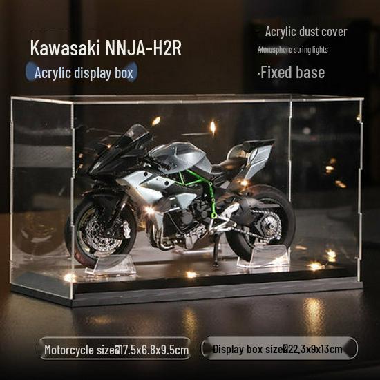 Kawasaki 1:12 Model de motocicleta din aliaj Ducati cu sunet pentru copii