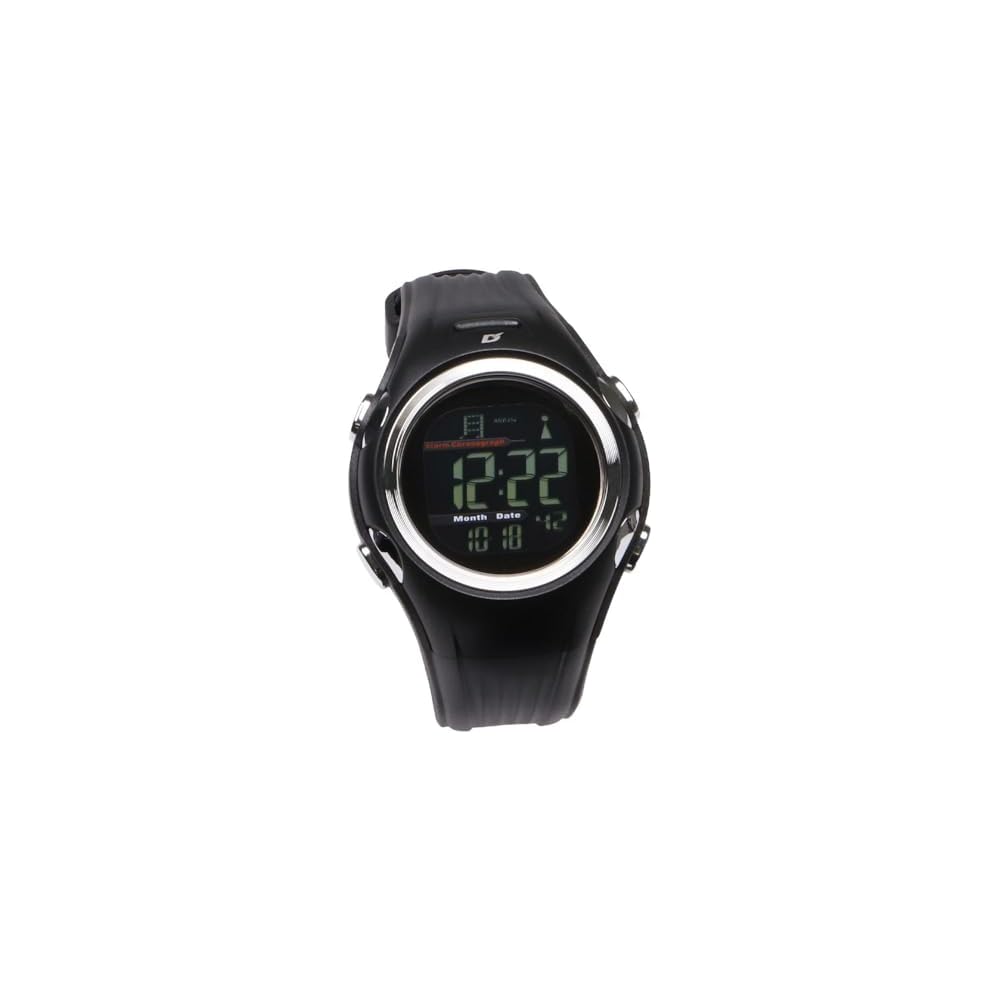 DASH Solar Radio-Controlled Digital Watch 10 ATM Waterproof Multi-Function Alarm Calendar Stopwatch