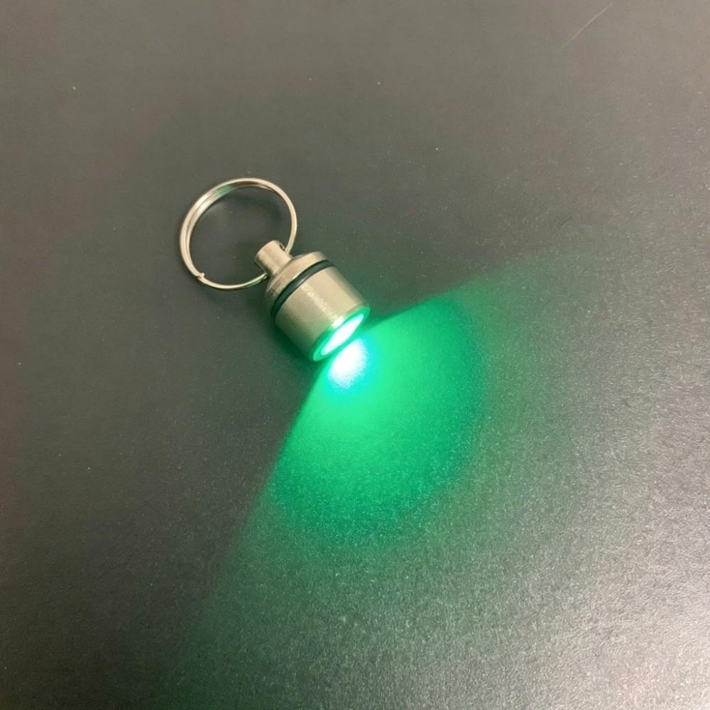 Mini Mini LED Light Keychain Colorful Flashlight Keychain Lamp Electronic Light Keyring Gift Idea