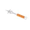 Barbecue Spatula with Grill Fork Stainless Steel Multifunctional BBQ Spatula with Wooden Handle for Grilling Lover