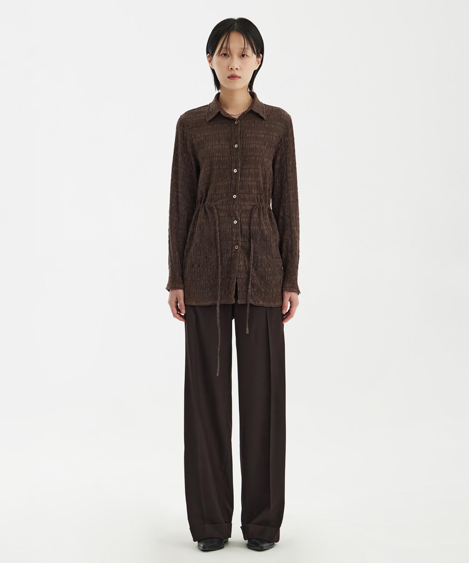 Youth Strap Shirt - Brown Brown/M