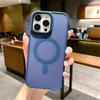 Frosted Translucent Magnetic For Magsafe Case For iPhone 15 14 13 12 11 Pro Plus Max Wireless Charge Solid Armor Bumper Matte Cover