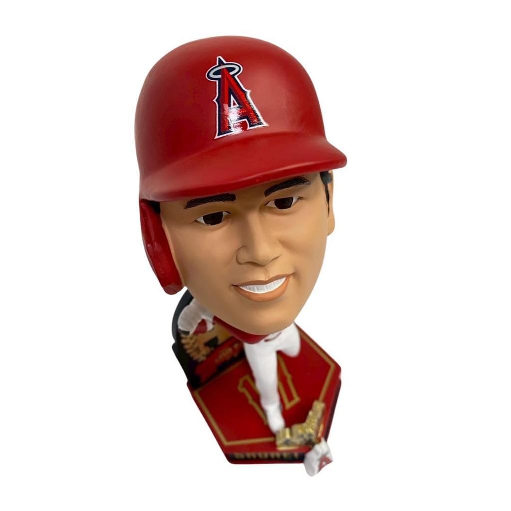 FOCO Shohei Ohtani Official MLB Baseball Home Run King 8 Inches Bobblehead, Merchandise, (Home Uniform), Approx.