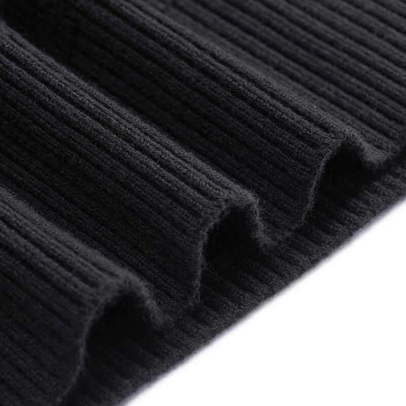 MONTAGUT Men's V-Neck Thick Knit Wool Blend Cardigan