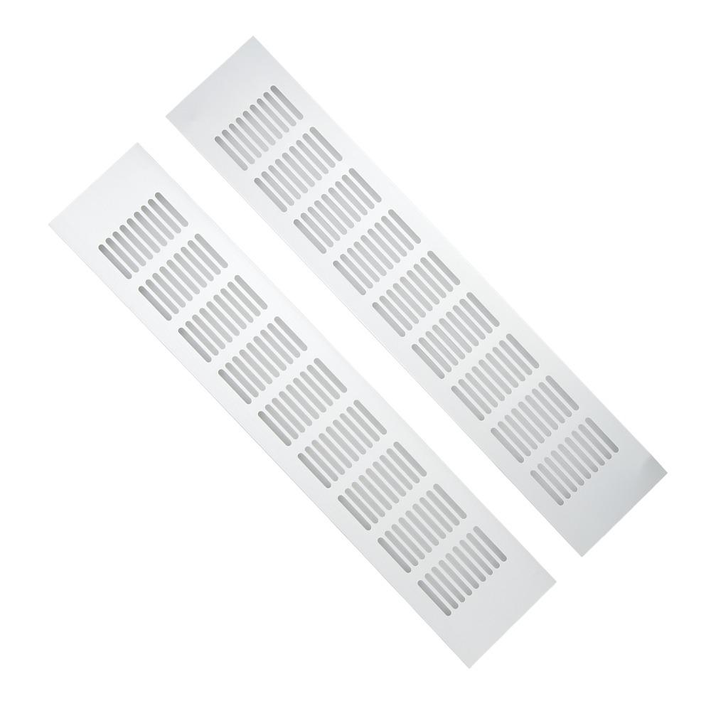 2 Pcs Set Aluminium Alloy Ventilation Grille Multiple Sizes Vent Plate  Closet Ventilation