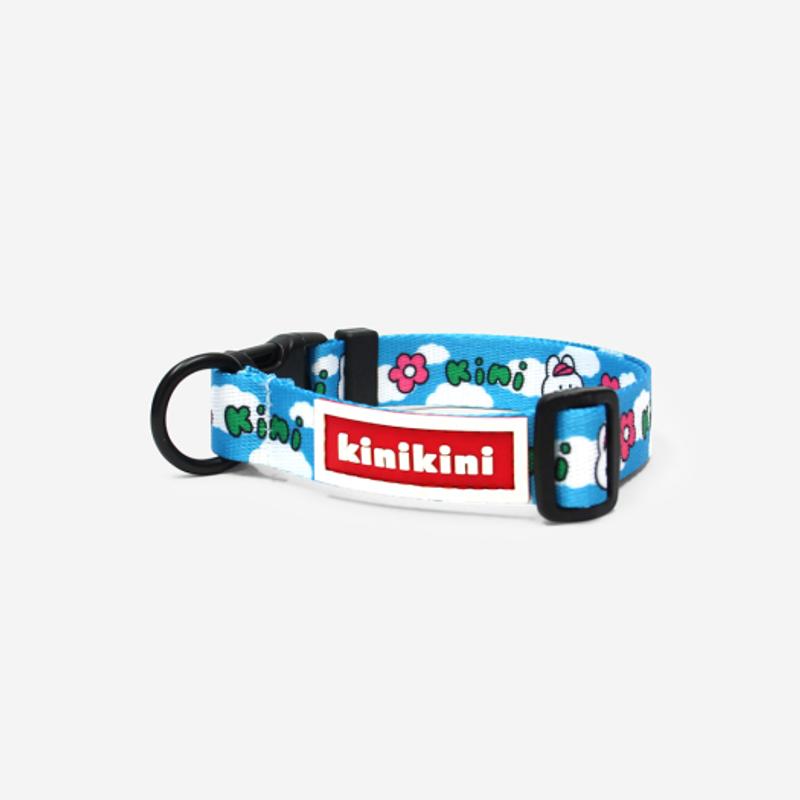 KINIKINI CLOUD TOTO COLLAR-BLUE (Leash)