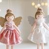 Plush Wings Angel Girl Pendant Soft Christmas Tree Hanging Decoration  Home Xmas Decor