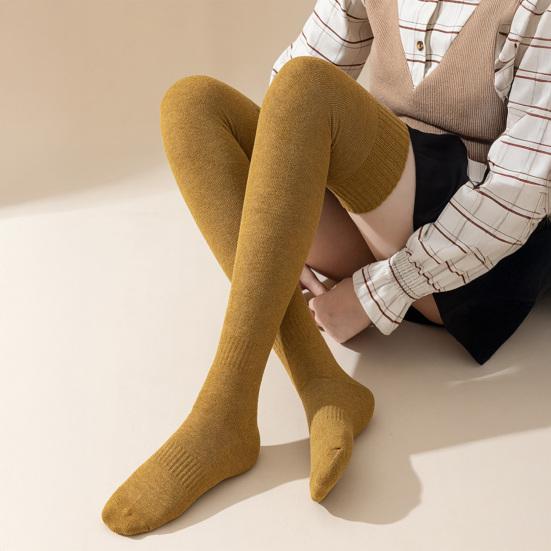 Women Extra Long Thigh High Socks Winter Warm Over Knee High Stockings Thick Thermal Knit Leg Warmers