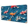 Art Aesthetic Koi Fish Pattern Design Mtg Playmat Magic Card Battle Mat Nonslip Stitched Edge Tapete Magic Mtg Tabletop Playmat