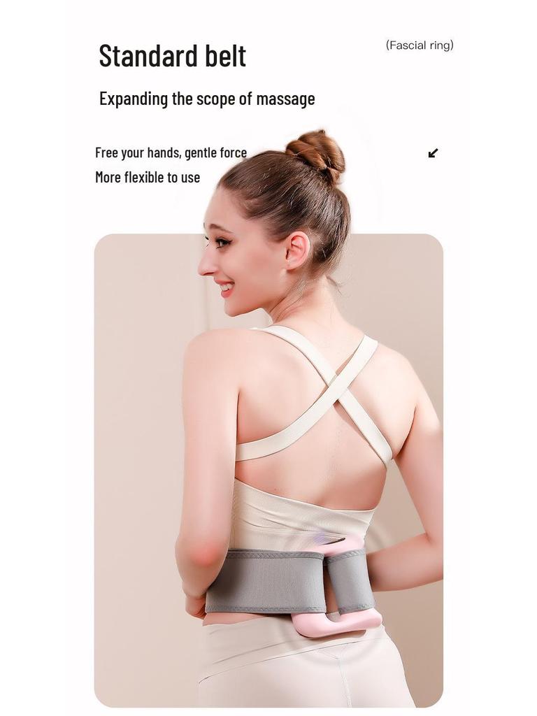 Women's High-Frequency Fitness Muscle Massager Ring for Full-Body Relaxation