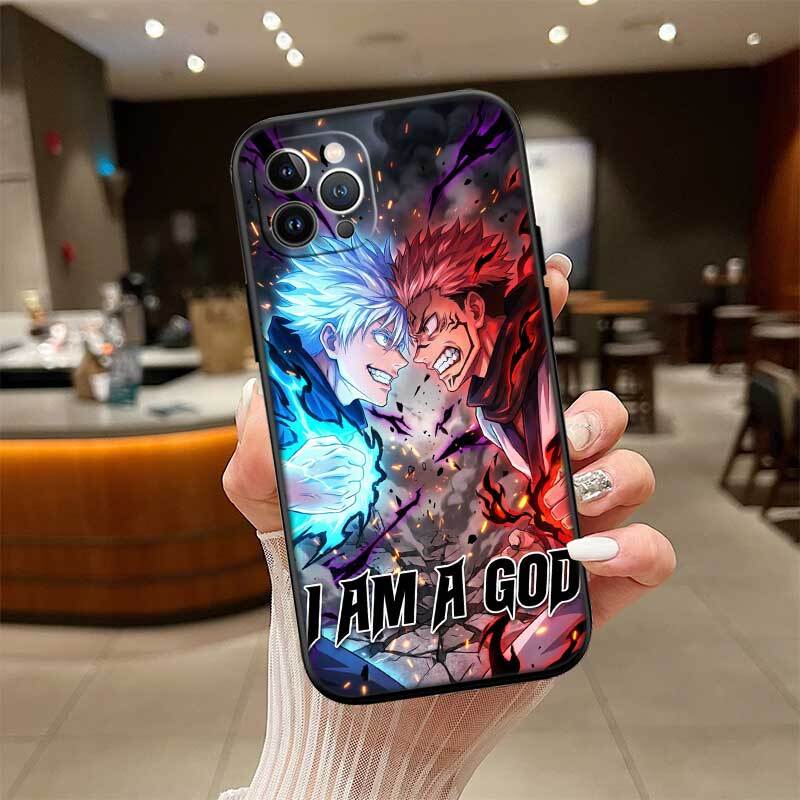 Anime Gojo Jujutsus Shockproof Phone Case for Redmi Note 8 8T 9 9A 9C 9T 9S 10 11 11S 10C 10X 10A 10T Pro Max Plus Prime