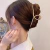 Korea Fashion New Hair Claw Clips Solid Transparent Geometry Resin Shark Clip Hairpin Hair Accessories For Women Headwear