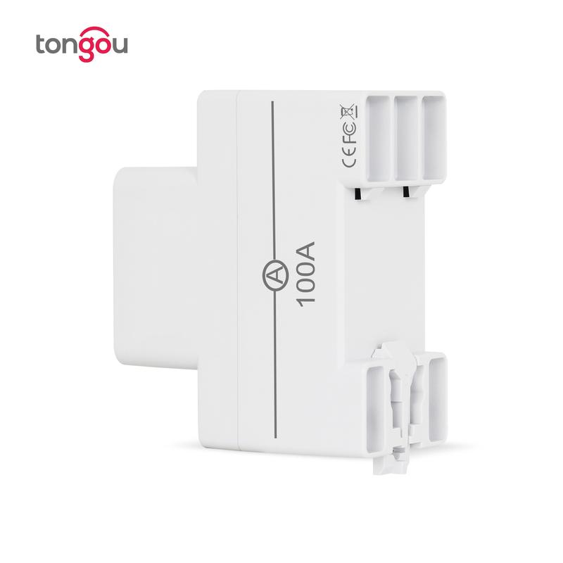 Din Rail Wattmeter Voltmeter Ammeter Power Meter AC50-300V Volt Amp Power Factor Time Energy Voltage Current Monitor TONGOU